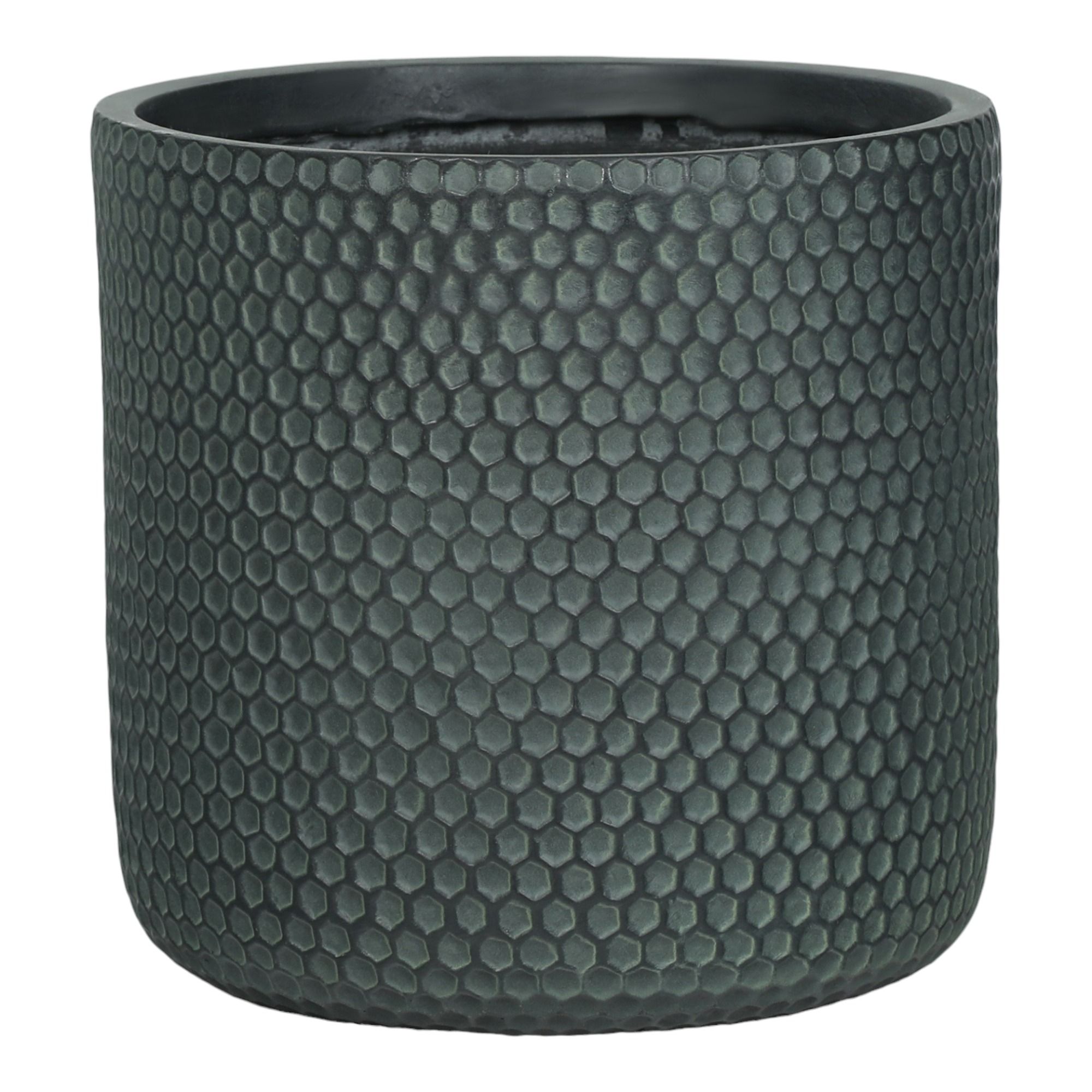 Горшок для цветов L&t pottery Соты Антик 31 см зеленый