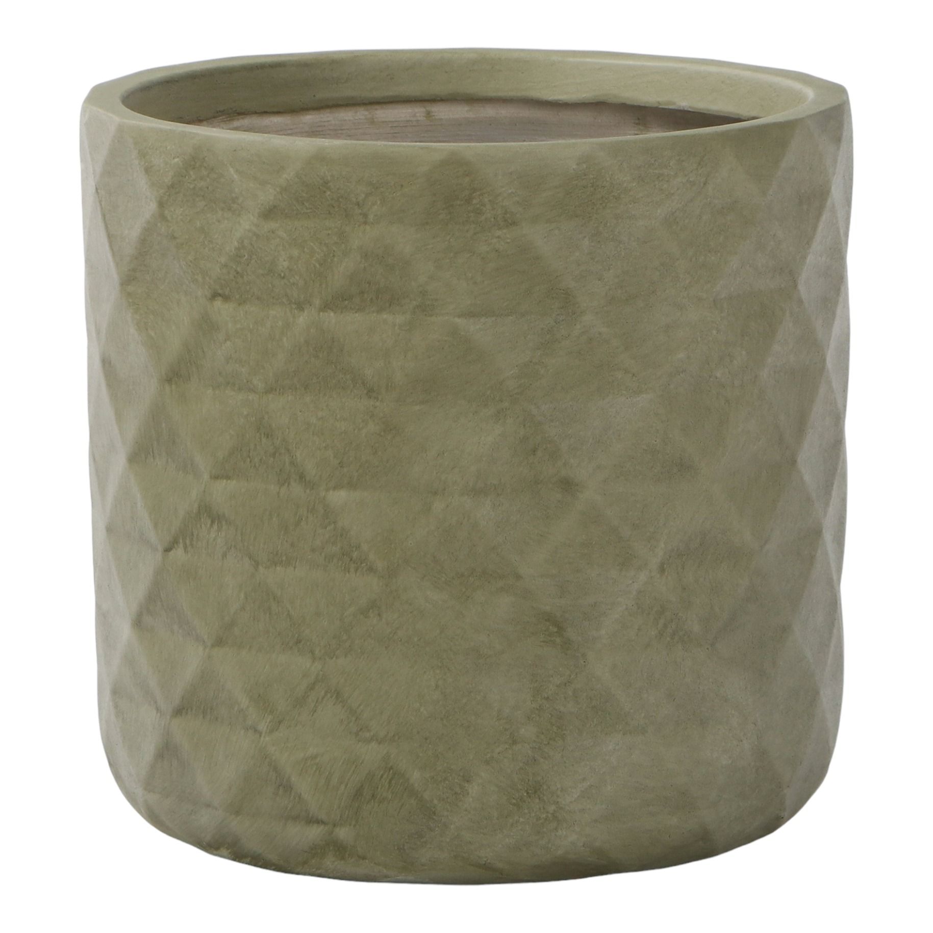 

Цветочный горшок L&t pottery Ромбы 24 см светло-зеленый 1 шт., Ромбы