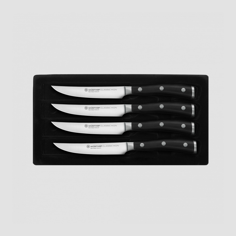 Набор кухонных ножей для стейка WUESTHOF серия Classic Ikon