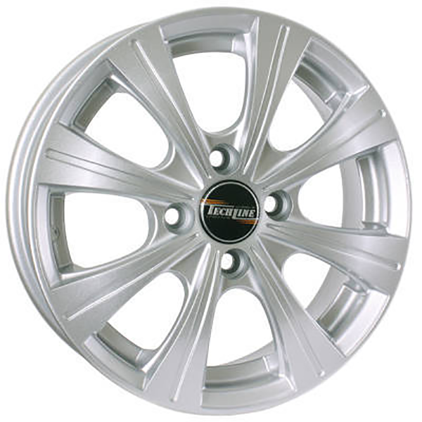 

Колесный диск Tech-line 423 (S) 5.5xR14 ET49 4*100 D56.6, Серебристый