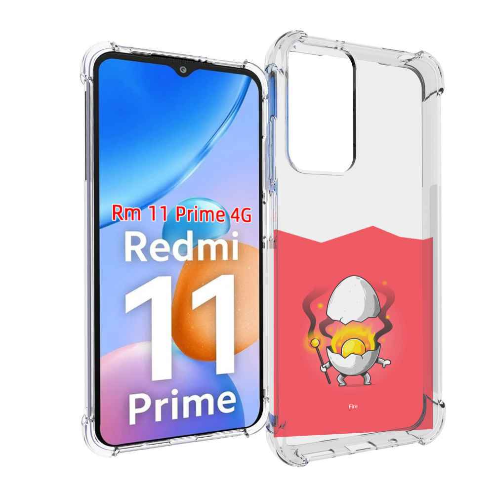 

Чехол MyPads горелое яйцо для Xiaomi Redmi 11 Prime 4G, Прозрачный, Tocco