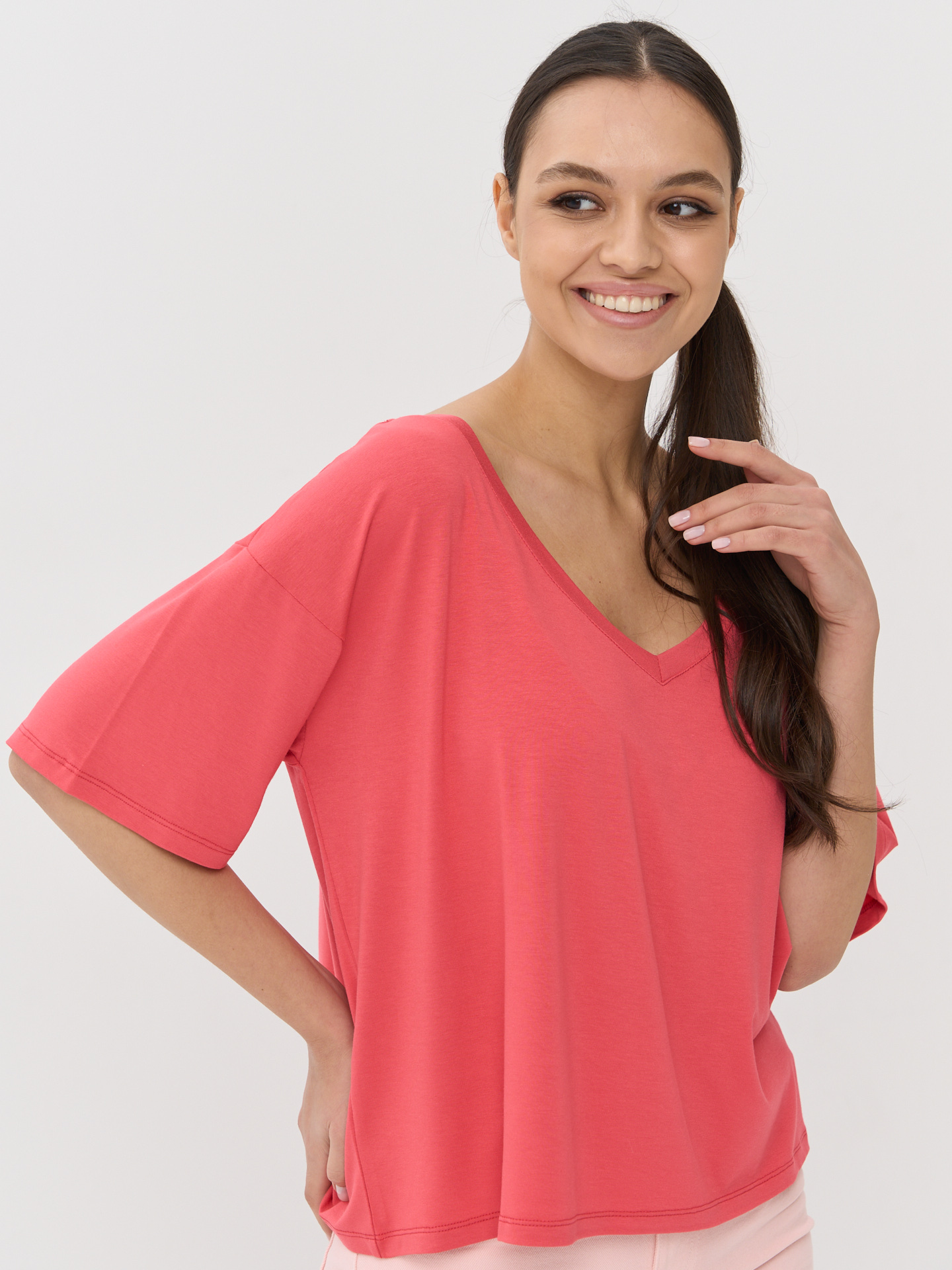 Блуза женская VAY 5231-3736 розовая 54-56 RU