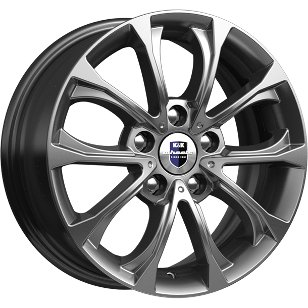 

Колесный диск K&K Urals 6.5x15/5x105 D56.6 ET35 дарк платинум, Серый;серебристый