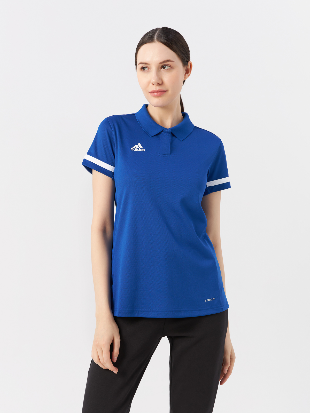 Футболка женская Adidas Polo W DY8862 синяя L