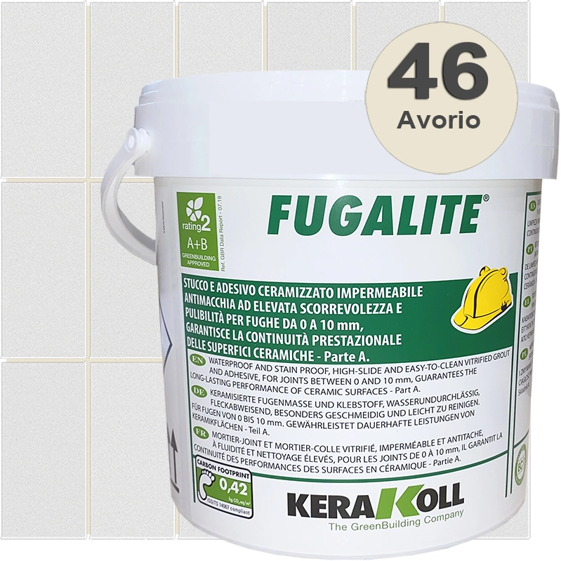 Затирка эпоксидная Kerakoll FUGALITE ECO, цвет 46 Avorio (слоновая кость) 3 кг