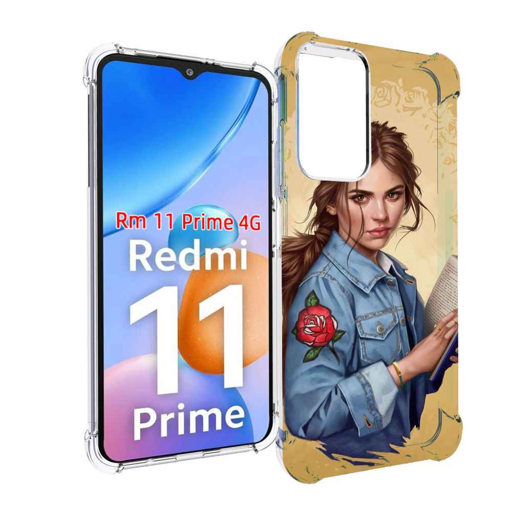 

Чехол MyPads девушка-в-бежевом-фоне для Xiaomi Redmi 11 Prime 4G, Прозрачный, Tocco