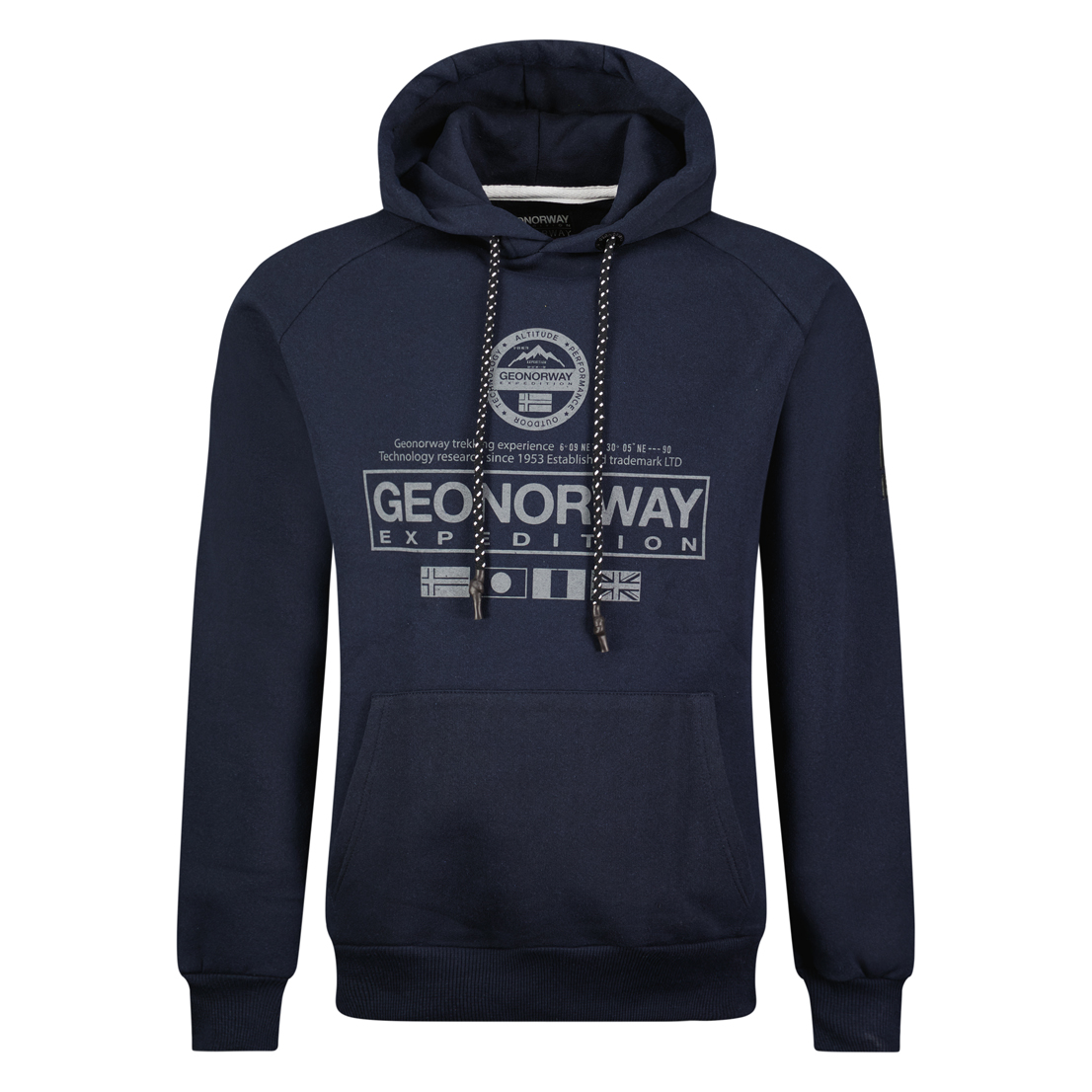Худи мужское Geographical Norway WX1878H-GNO синее 2XL