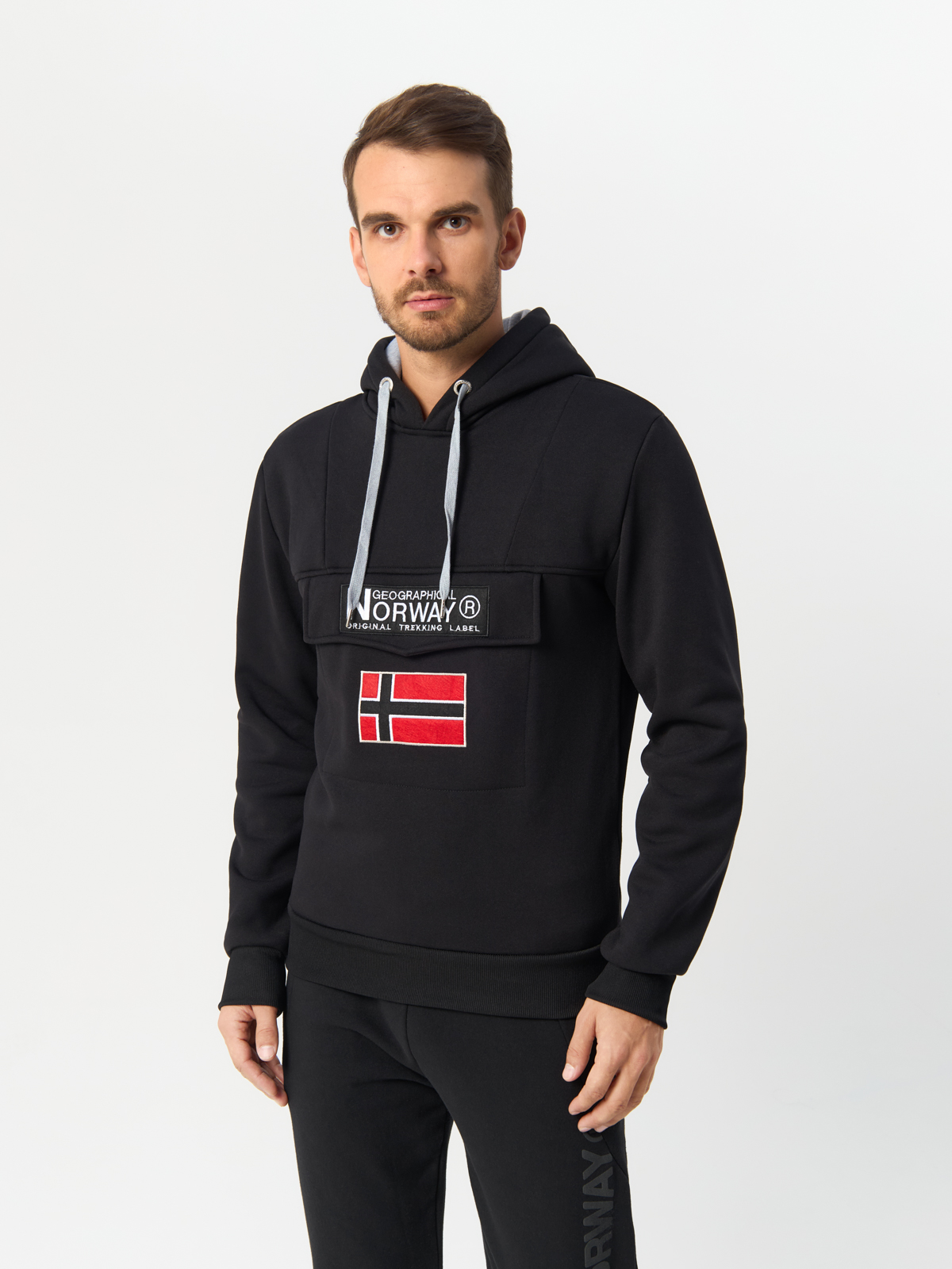 

Худи мужское Geographical Norway WW6119H-GN черное 3XL, Черный, WW6119H-GN