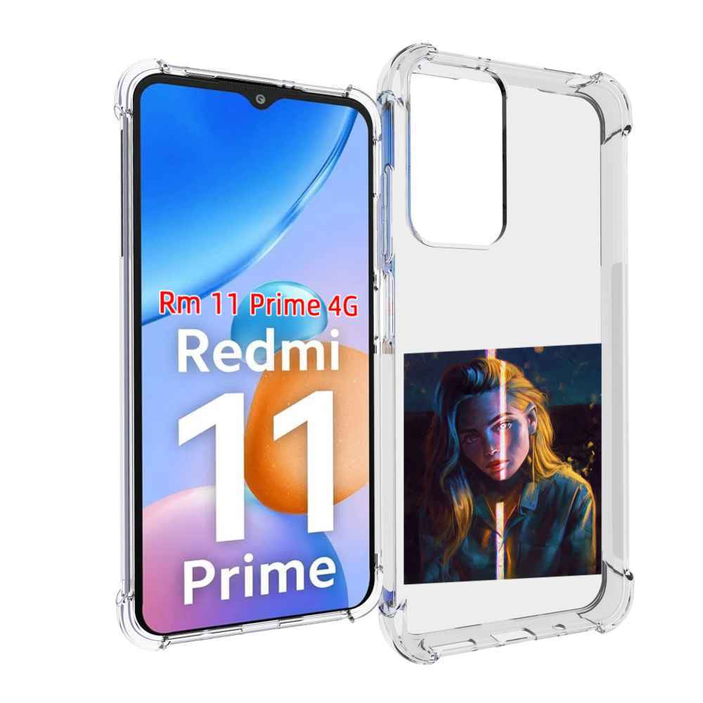 

Чехол MyPads девушка-в-тени для Xiaomi Redmi 11 Prime 4G, Прозрачный, Tocco