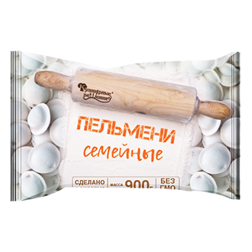 

Пельмени Кулинарные решения Семейные со свининой и курицей 430 г
