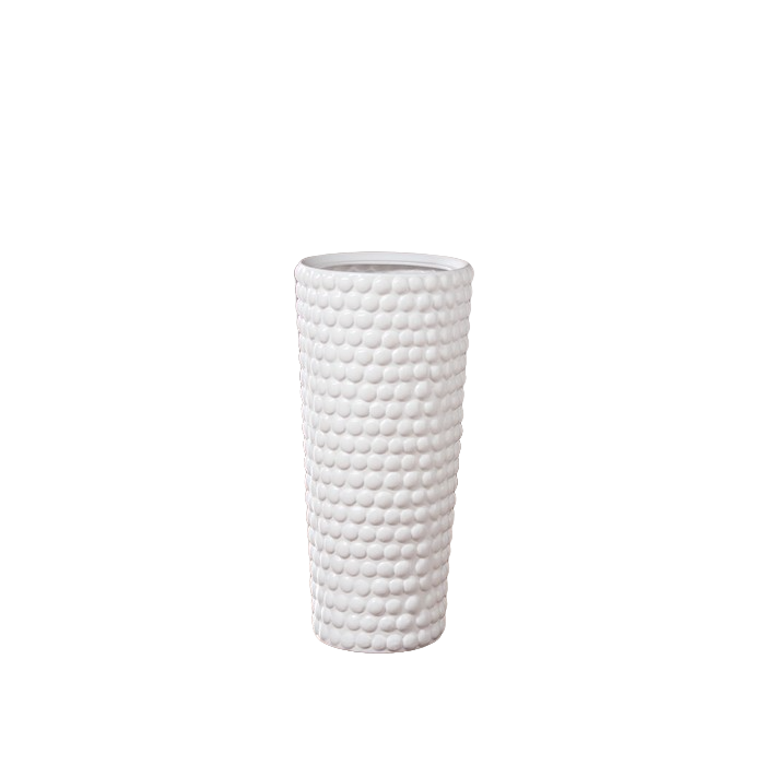 фото Ваза керамическая "трипси", напольная, цвет белый, 41 см керамика ручной работы