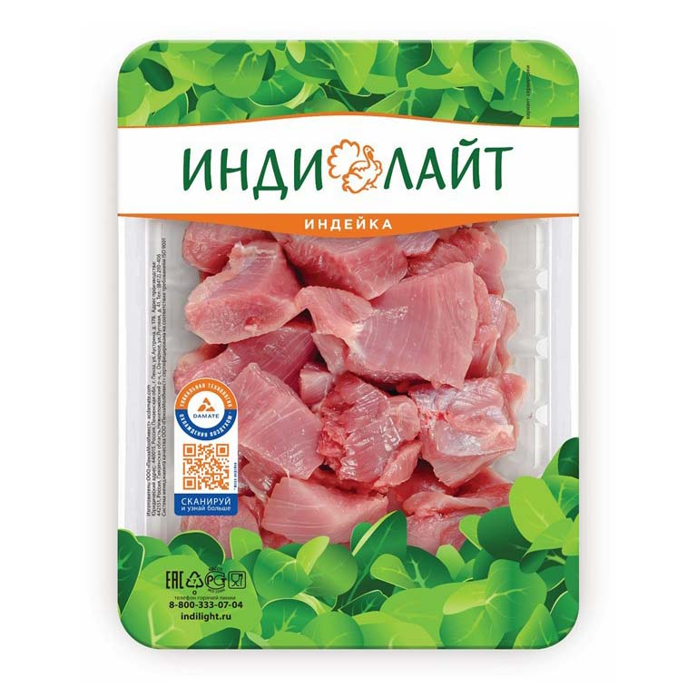

Мясо индейки ИндиЛайт Для плова охлажденное 500 г