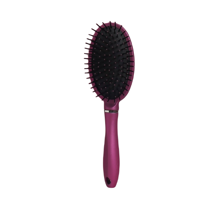 Расчёска массажная, 7x24 см, цвет фиолетовый