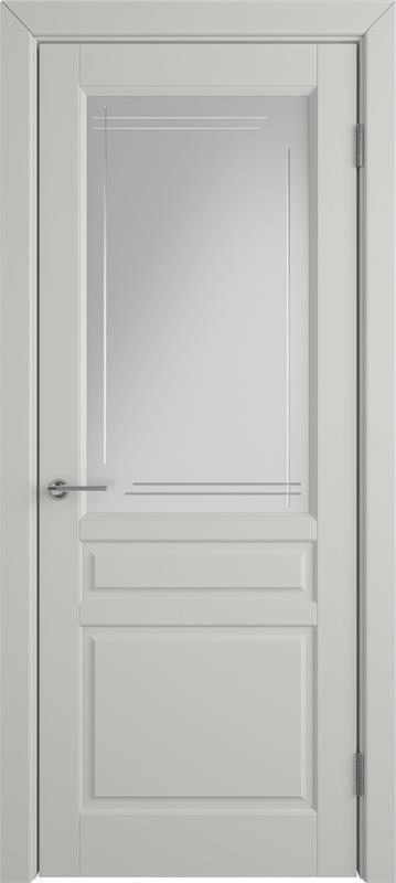 

ВФД дверь Stockholm Cotton стекло Crystal Cloud L 700*2000