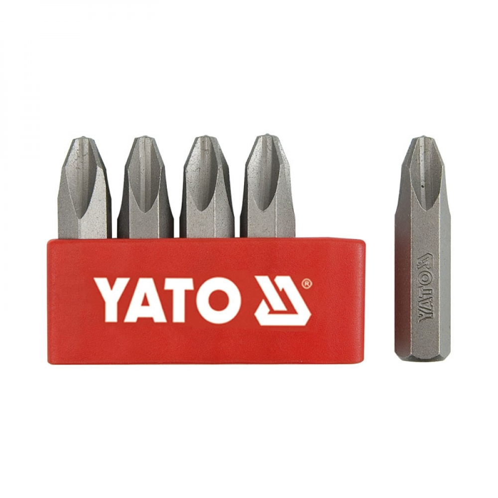 

YATO Набор бит PH2 5/16 5 предметов ударные пластиковая кассета YT-2810
