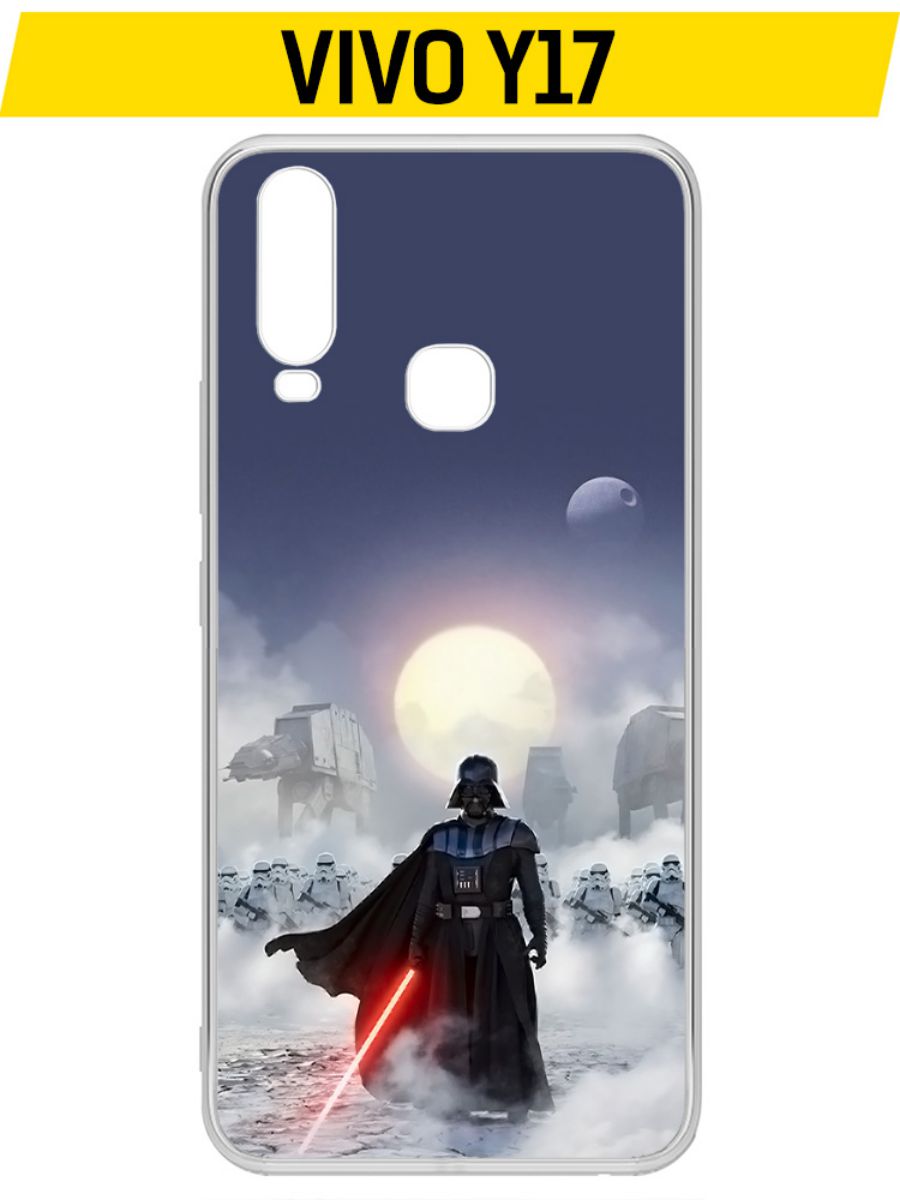 

Чехол-накладка Krutoff Clear Case Звездные Войны. Дарт Вейдер для Vivo Y17, Прозрачный