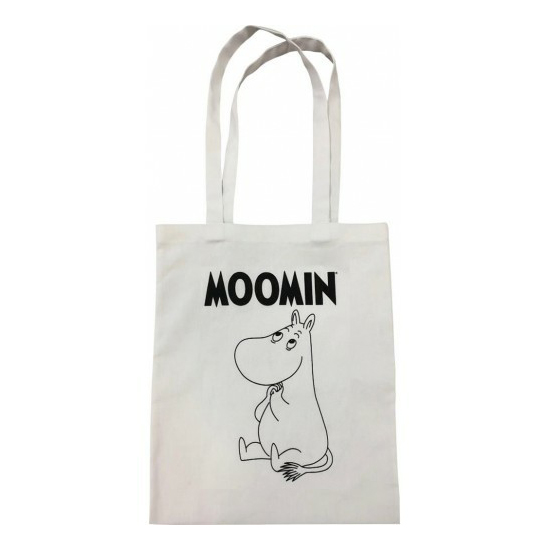 фото Сумка шоппер унисекс без бренда moomin characters, белый nobrand