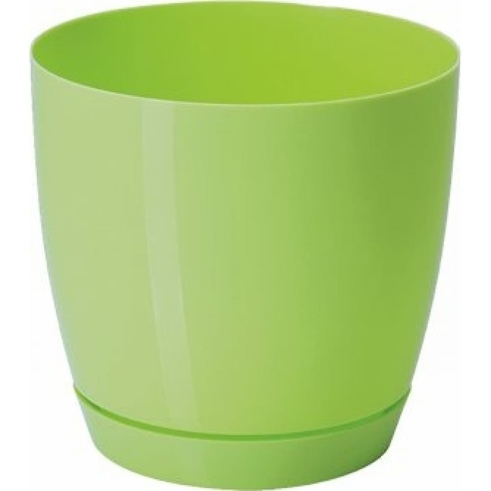 

Цветочное кашпо Form Plastic 0741007 Toscana с поддоном круглое 58081 1,6л салатовый 1 шт., Зеленый, 0741007 Toscana с поддоном круглое