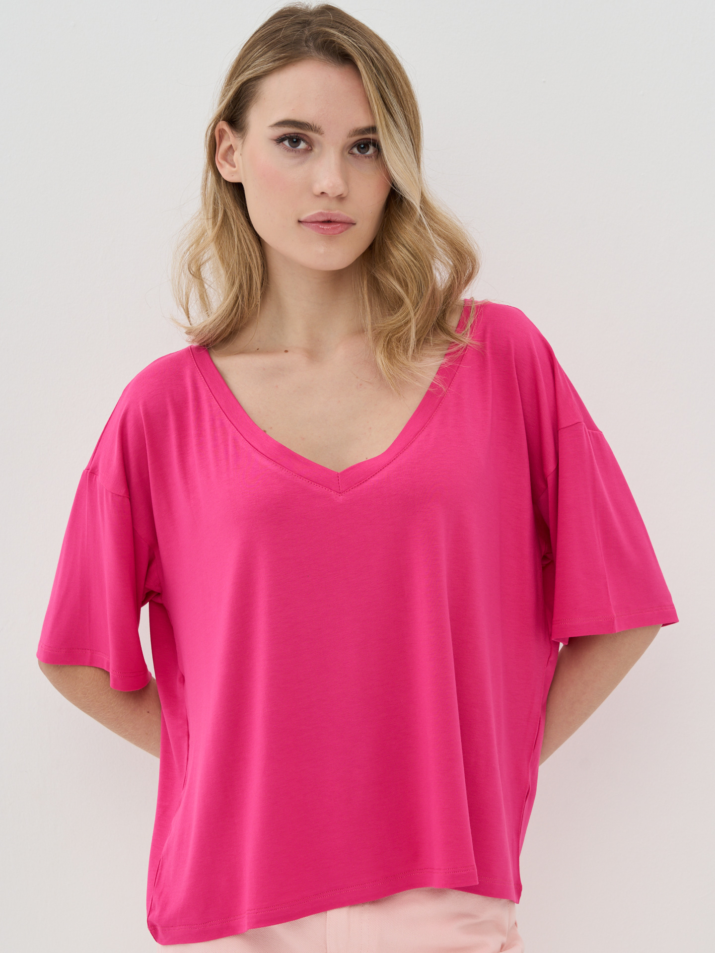 Блуза женская VAY 5231-3736 розовая 50-52 RU