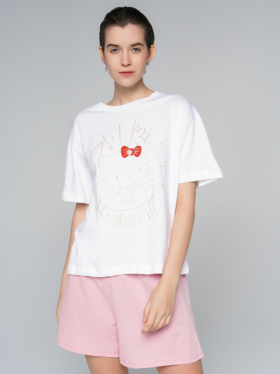 

Пижама женская ТВОЕ 83942 цв. белый р.XS, 83942