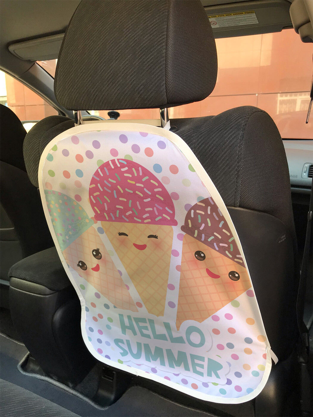 

Накидка на спинку сиденья JoyArty Летнее мороженое в рожках, 45х62, Летнее мороженое в рожках