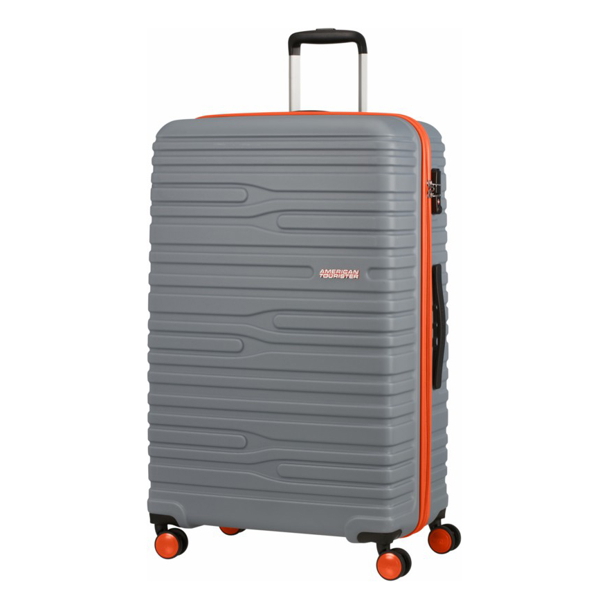 фото Чемодан унисекс american tourister abs-пластик р. s, серый