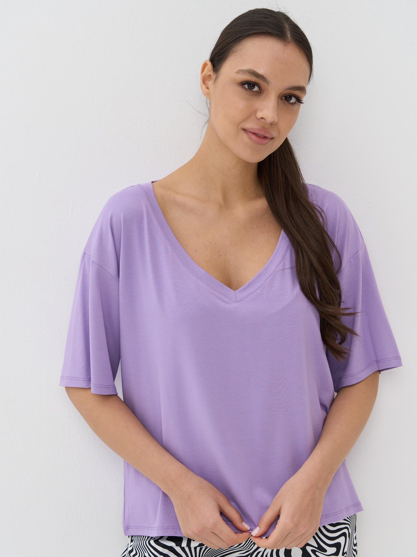 Блуза женская VAY 5231-3736 фиолетовая 50-52 RU