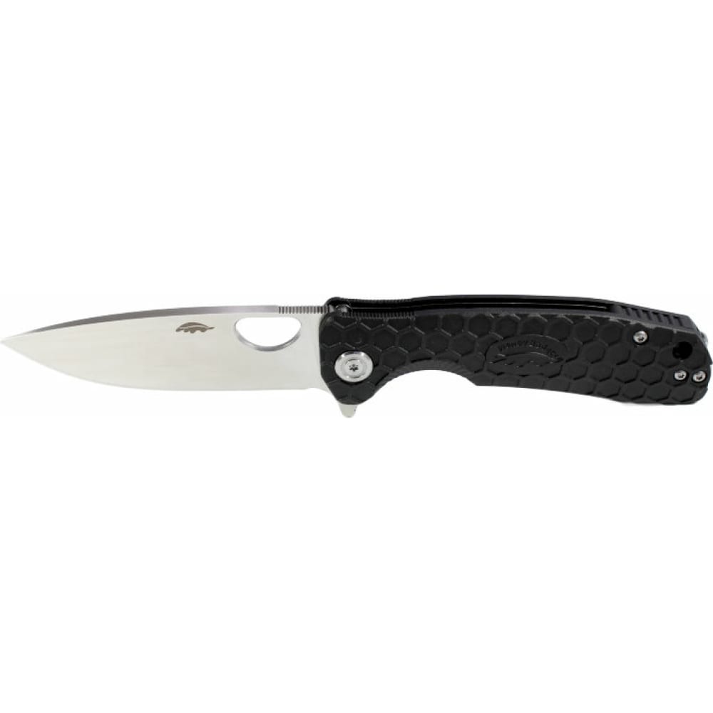 

Honey Badger Нож Flipper D2 S с чёрной рукоятью HB1026, Черный, HB1026