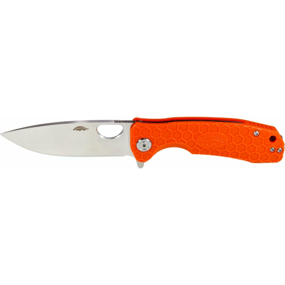 

Honey Badger Нож Flipper D2 L с оранжевой рукоятью HB1044, Оранжевый, HB1044