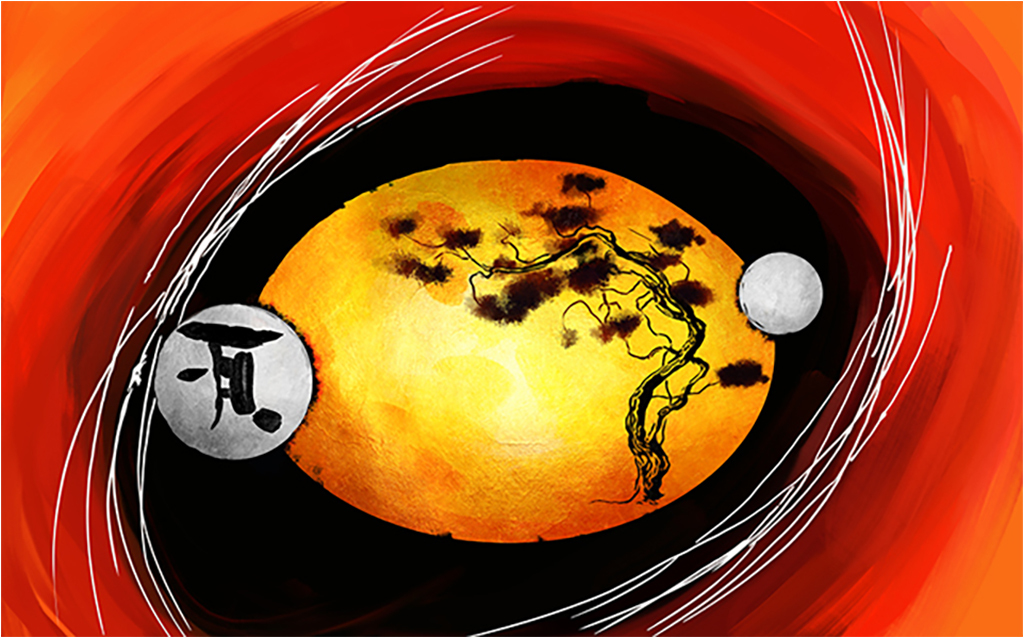

Картина на холсте с подрамником ХитАрт Китайская мудрость 100x62 см, 4414