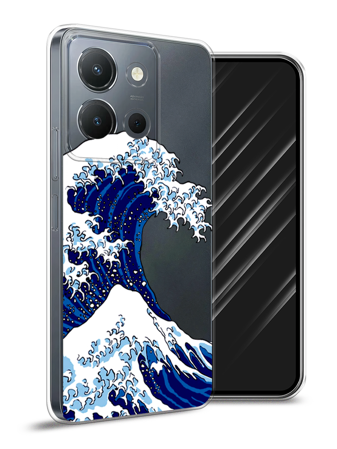 

Чехол Awog на Vivo Y36 4G "Волна в Канагаве", Синий;белый, 269250-1
