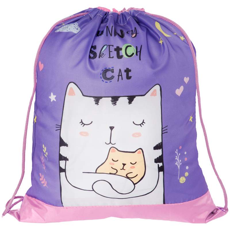 

Мешок для обуви Artspace, Funny kitty 298588, 34x42 см, 2 шт в комплекте, Разноцветный, 298588