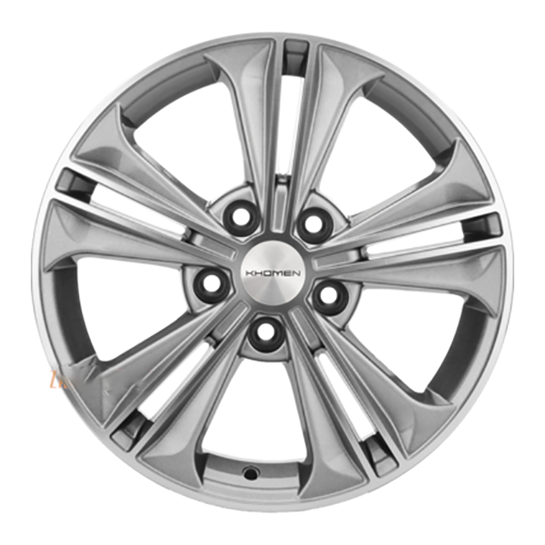 

Колесный диск Khomen Wheels 6x16/5x114,3 ET45 D60,1 KHW1603 (Corolla) Black-FP WHS498729, Серебристый