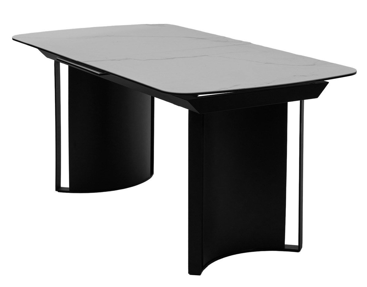 

Стол M-City RASMUS 160 TL-45 цвет белый мрамор/черный каркас