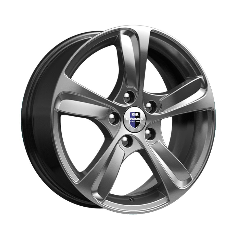 

Колесный диск K&K Катана 7x16/5x112 D66.6 ET45 дарк платинум, Серый;серебристый