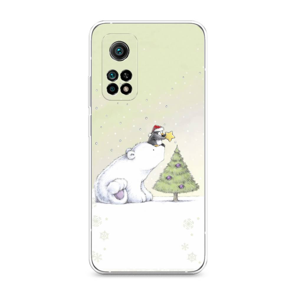 

Чехол на Xiaomi Mi 10T"Украшение елки", Белый;бежевый, 37750-5