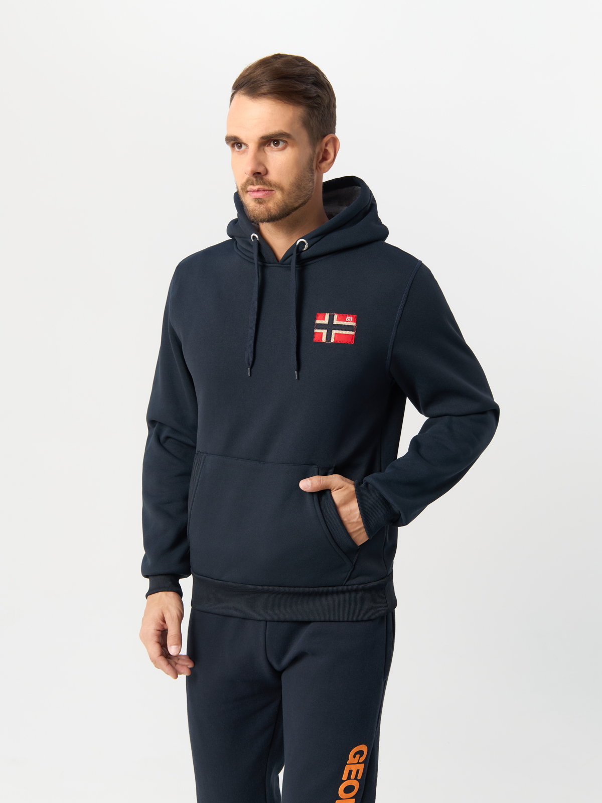 

Худи мужское Geographical Norway WW6102H-GN синее 3XL, Синий, WW6102H-GN