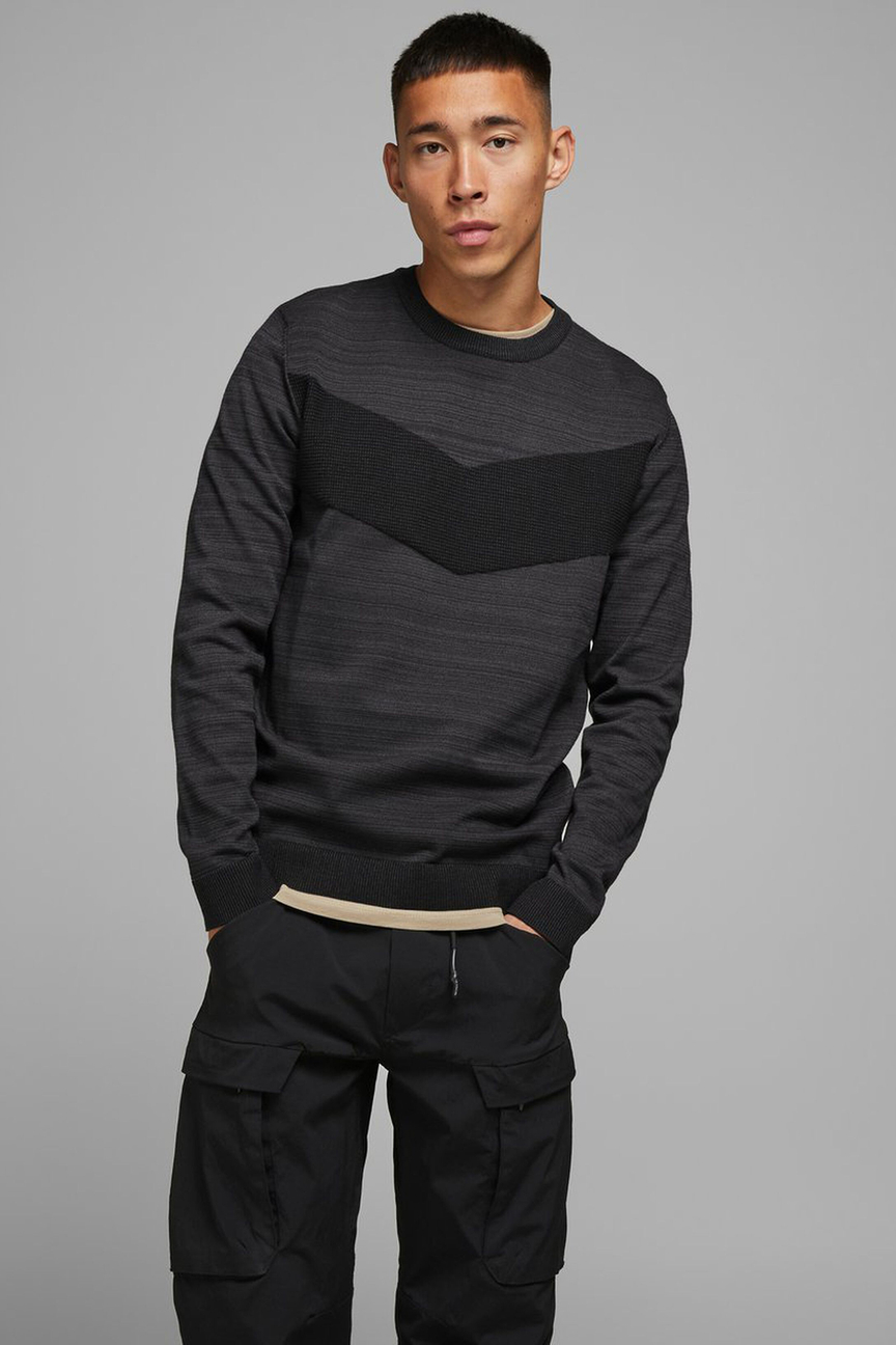 

Джемпер мужской 12176027 Jack & Jones серый 48 RU, 12176027