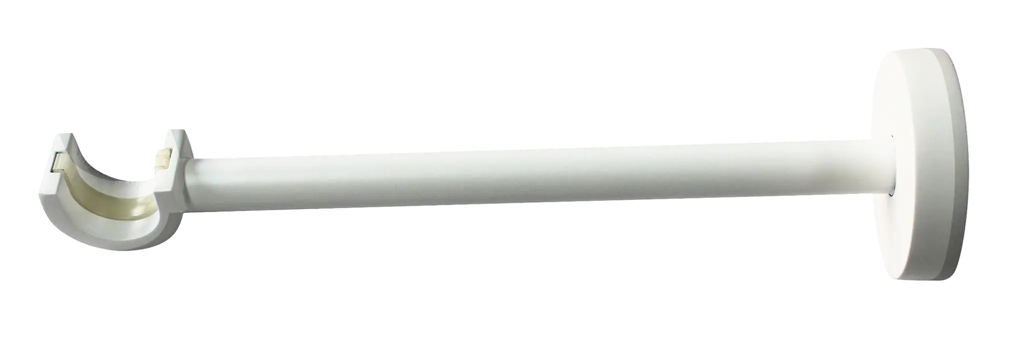 Держатель однорядный открытый Inspire, металл, цвет белый, 2 см