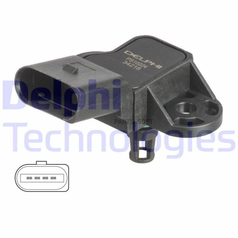 

Датчик абсолютного давления PS10224 DELPHI ps10224