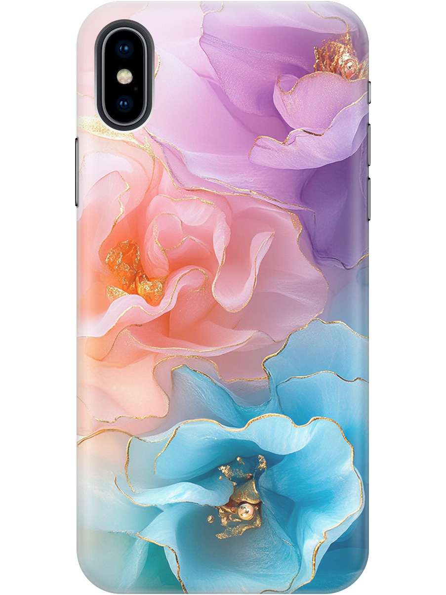 

Силиконовый чехол на Apple iPhone Xs / X с принтом "Изумительные цветы", Прозрачный;фиолетовый;голубой;оранжевый;розовый, 715365423