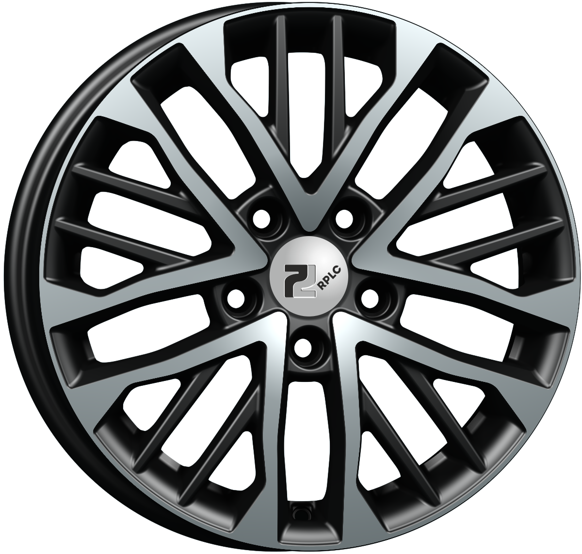 

Колесный диск RPLC HY238 6x16 5x114,3 ET43 DIA 67,1 BFP б/к, Черный;серебристый