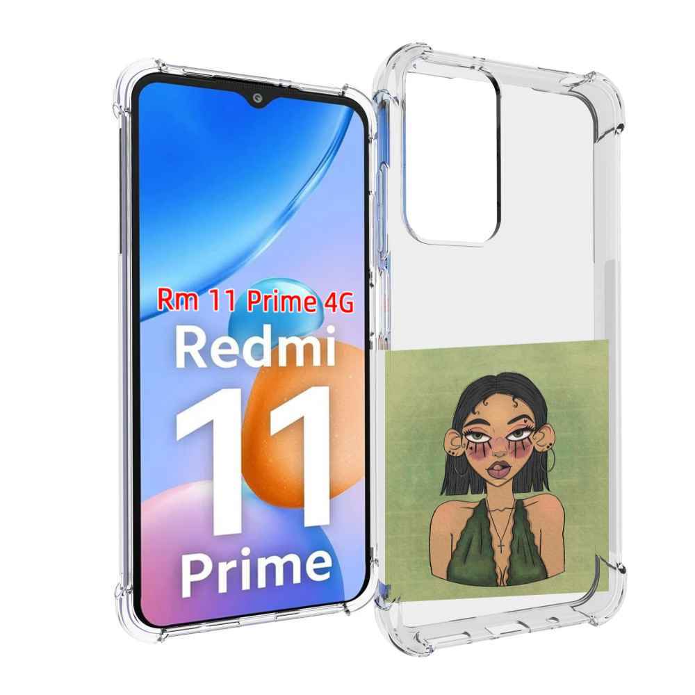 

Чехол MyPads девушка-с-каре-и-тату для Xiaomi Redmi 11 Prime 4G, Прозрачный, Tocco