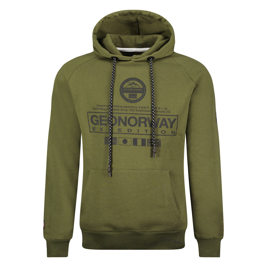 Худи мужское Geographical Norway, WX1878H-GNO, хаки, XL
