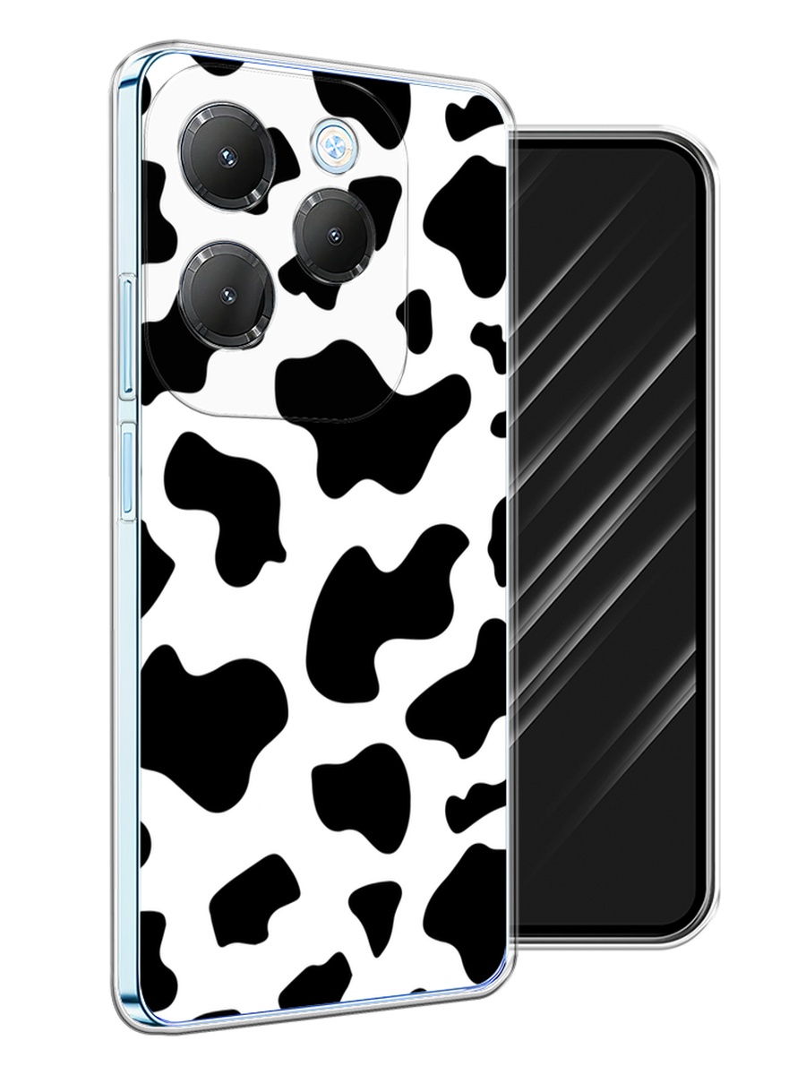 

Чехол Awog на Infinix Hot 40 Pro "Пятна коровы", Белый;черный, 3105350-1