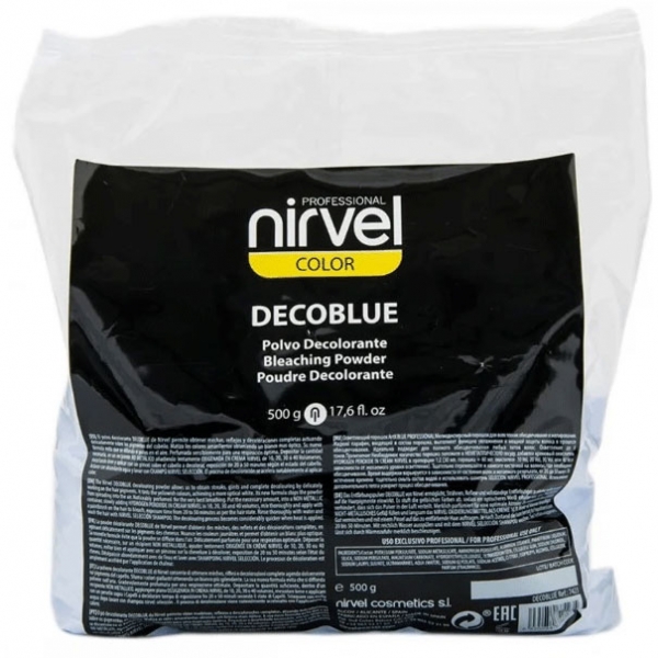 Супра для осветления волос белая Decobasic Nirvel, пакет, 500 гр