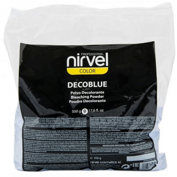 

Супра для осветления волос белая Decobasic Nirvel, пакет, 500 гр