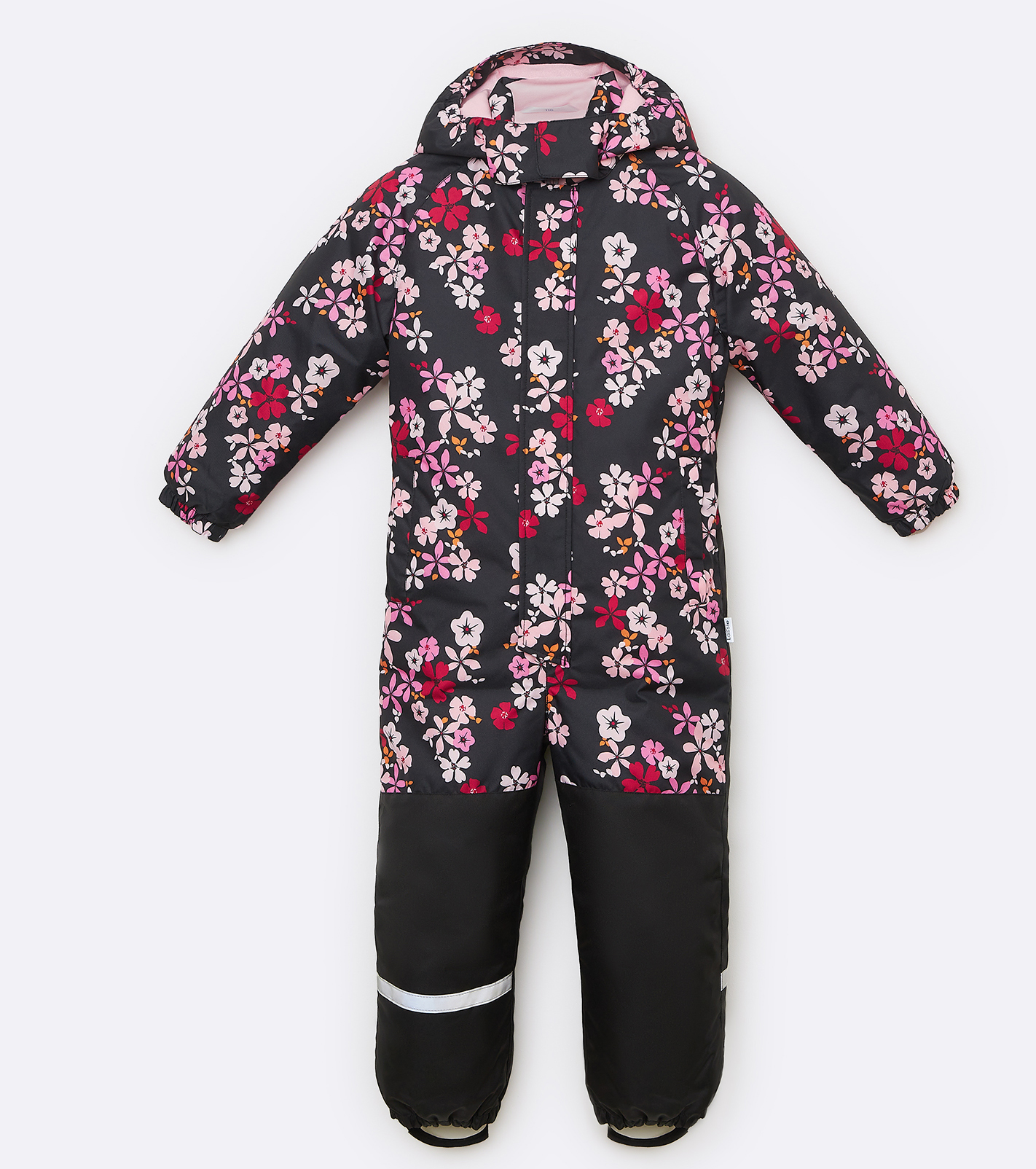 

Комбинезон детский Lassie Siiko 7100021A, 999F-черный с цветами, 110, Черный;розовый, Siiko 7100021A