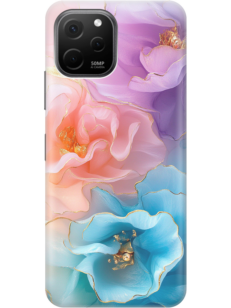 

Силиконовый чехол на Huawei nova Y61 с принтом "Изумительные цветы", Прозрачный;фиолетовый;голубой;оранжевый;розовый, 762098523