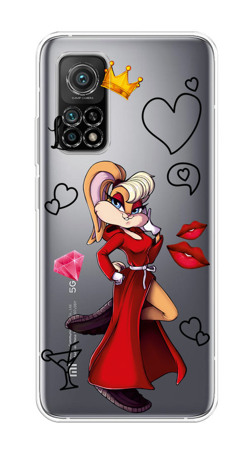 

Чехол на Xiaomi Mi 10T"Rich Lola Bunny", Красный;бежевый;оранжевый, 37750-6